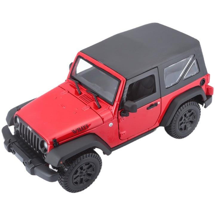 Jeep Wrangler 2014 rosu - 1/18 Maisto