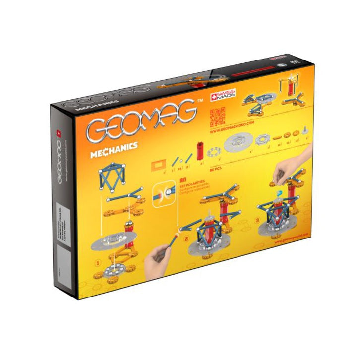 Jucarie de constructie Geomag Mechanics - 86 Piese