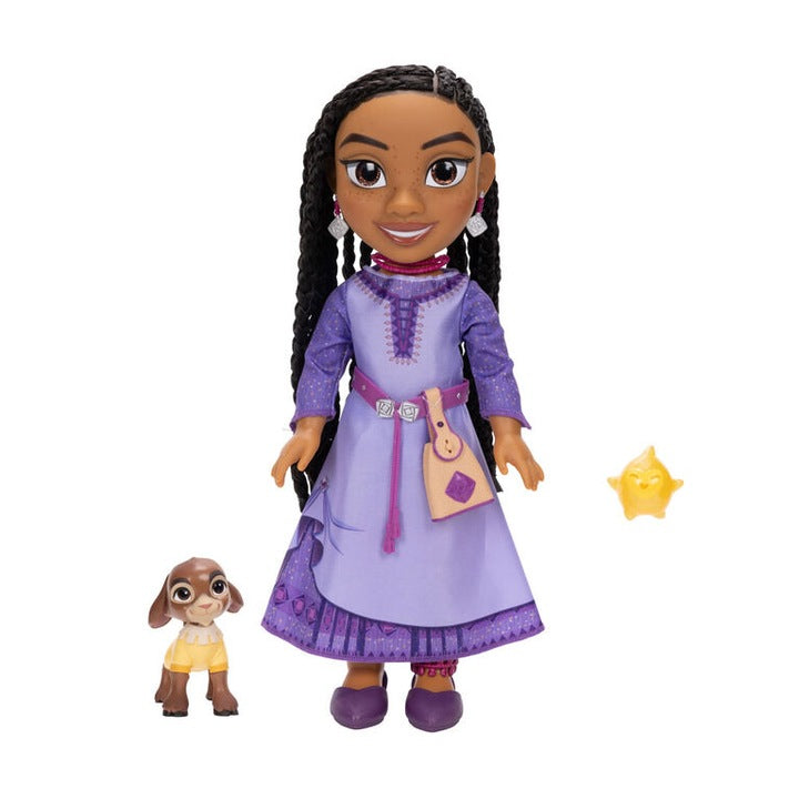 Papusa Disney Wish - Asha cu functii si accesorii 38 cm