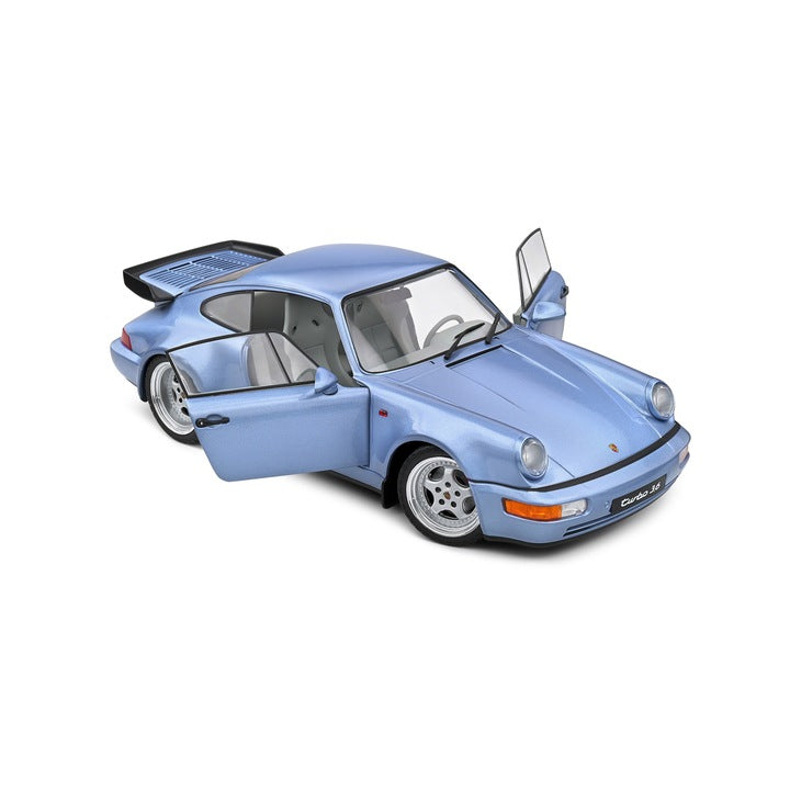 Porsche 911 (964) Turbo horizon blue 1990 - 1/18 Solido