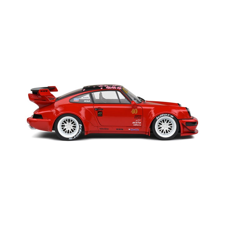 Porsche RWB 911/964 red Sakura 2021 - 1/18 Solido