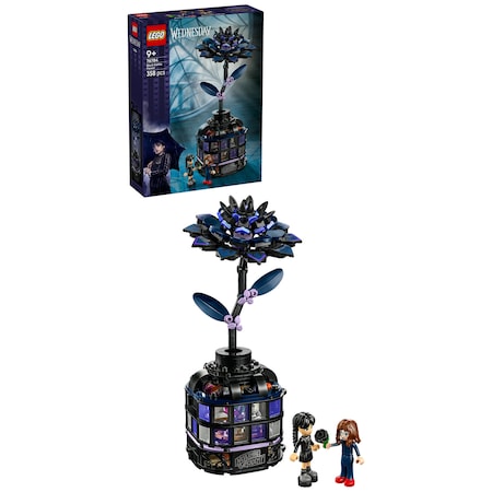 LEGO Wednesday 76784 - Floare de dalie neagra (358 piese)