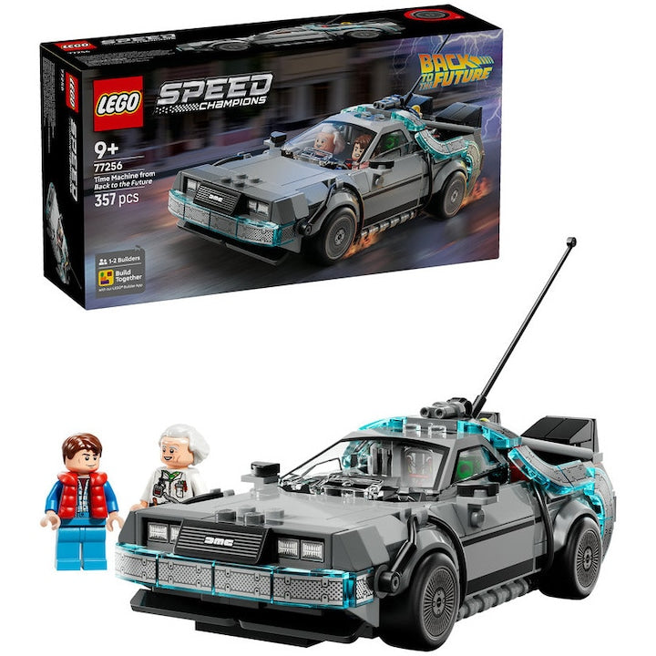 LEGO Speed Champions 77256 - Masina timpului din inapoi in viitor (357 piese)