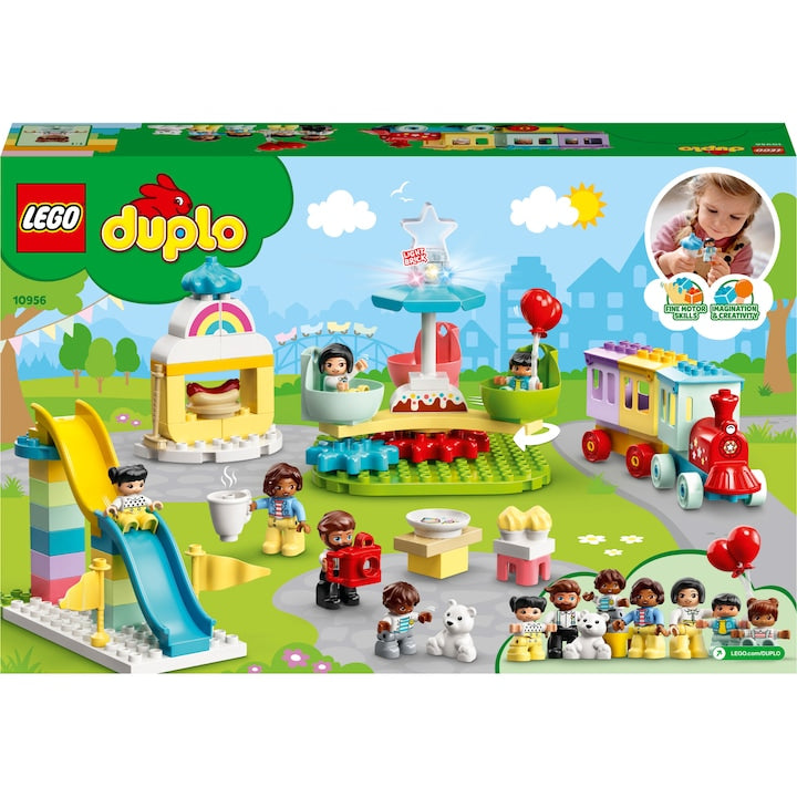 LEGO DUPLO 10956 - Parc de distractii (95 piese)