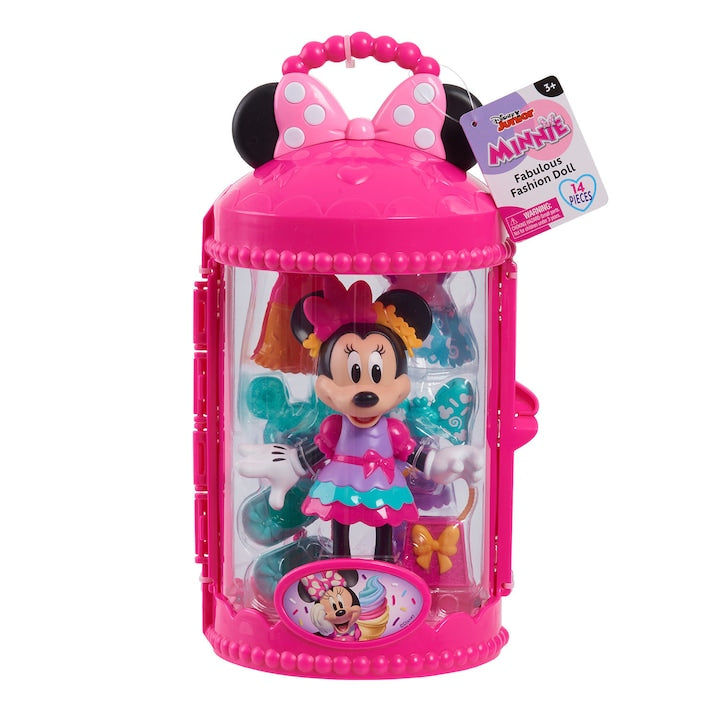 Papusa Disney Minnie Mouse, cu accesorii - Sweet Party 12 cm