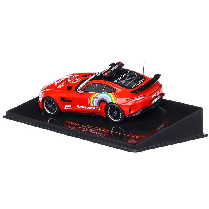 Mercedes-Benz AMG GT-R Safety Car 2020 rosu/curcubeu - 1/43 Ixo Models