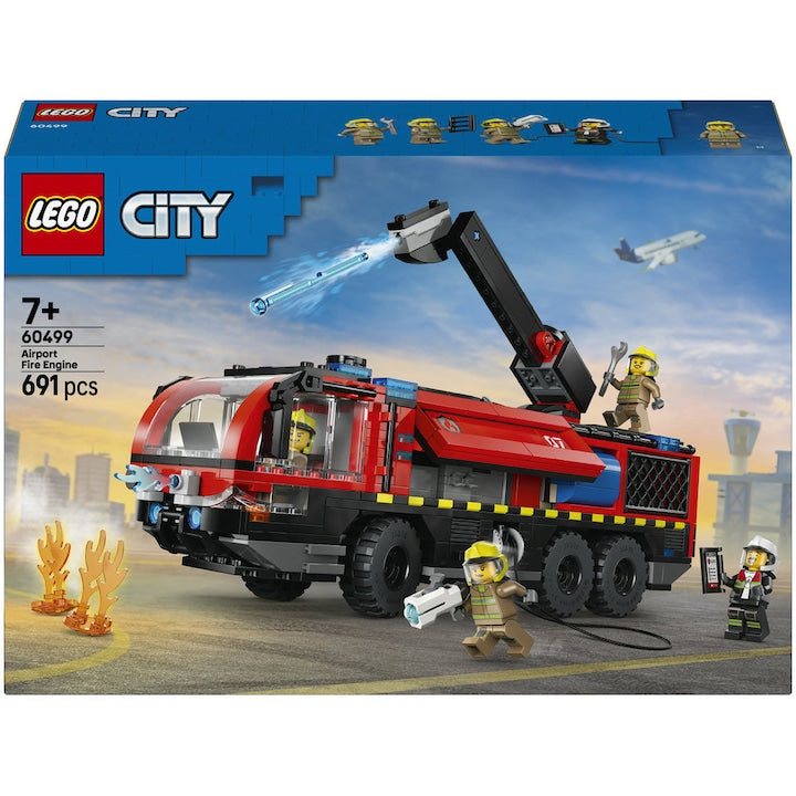 LEGO City 60499 - Autospeciala de pompieri la aeroport (691 piese)