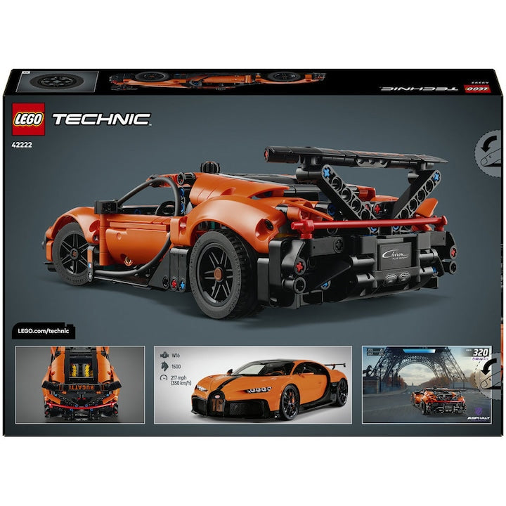 LEGO Technic 42222 - Hipermasina Bugatti Chiron Pur Sport (771 piese)