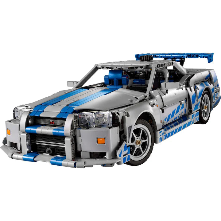 LEGO Technic 42210 - Masina Nissan Skyline GT-R (R34) din Mai furios, mai iute (1410 piese)