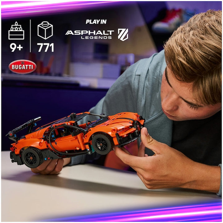 LEGO Technic 42222 - Hipermasina Bugatti Chiron Pur Sport (771 piese)