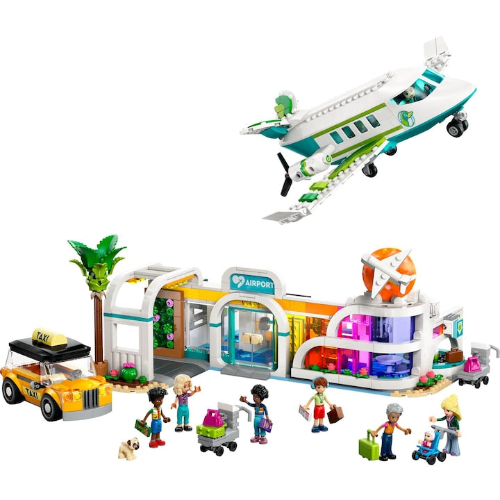 LEGO Friends 42656 - Aeroport si avion din orasul Heartlake (958 piese)