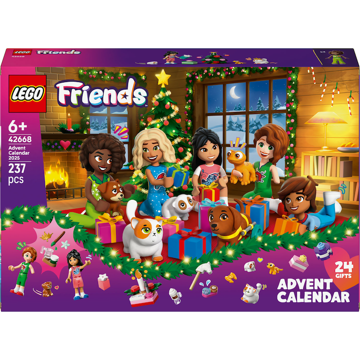 LEGO Friends 42668 - Calendar de advent (237 piese)