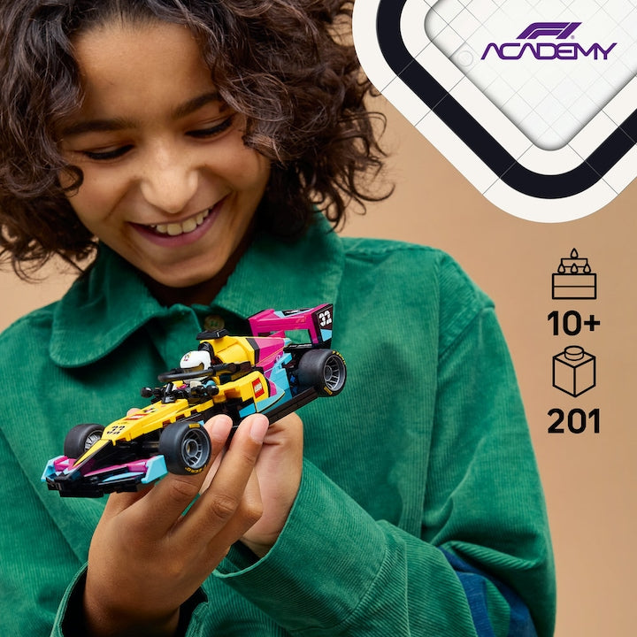 LEGO Speed Champions 77258 - Masina de curse LEGO F1 ACADEMY (201 piese)