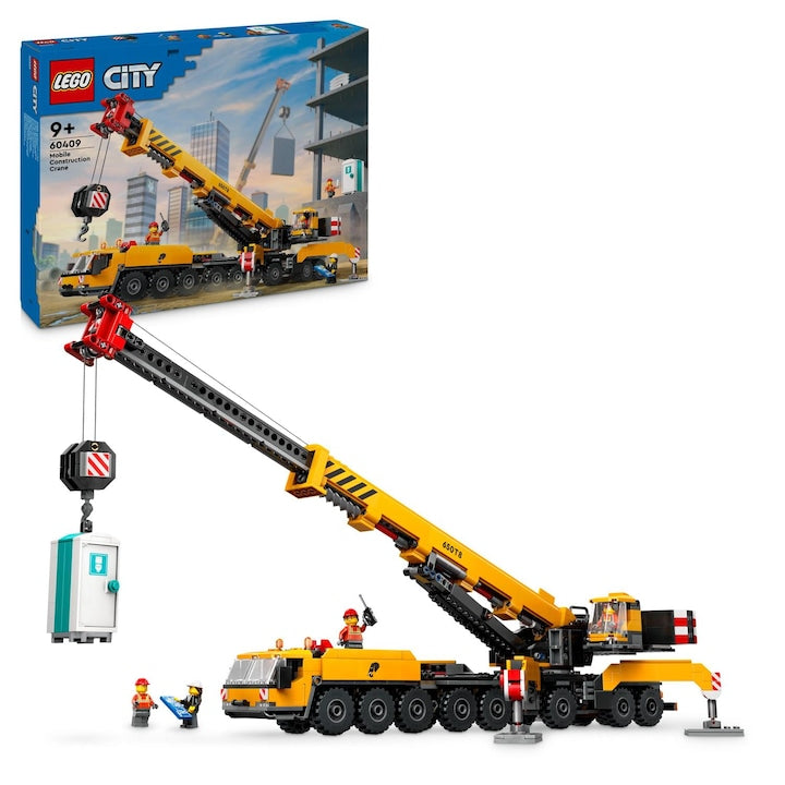LEGO City 60409 - Macara mobila galbena de constructii (1116 piese)