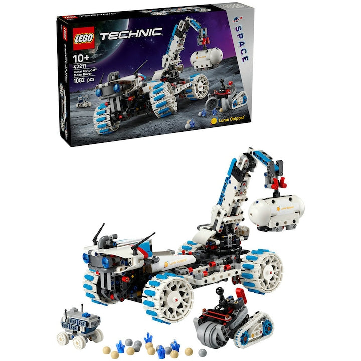 LEGO Technic 42211 - Vehicul spatial Rover Lunar Outpost (1082 piese)