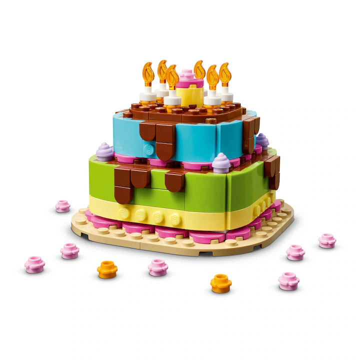 LEGO Iconic 40815 - Tort pentru petrecerea de zi de nastere (219 piese)