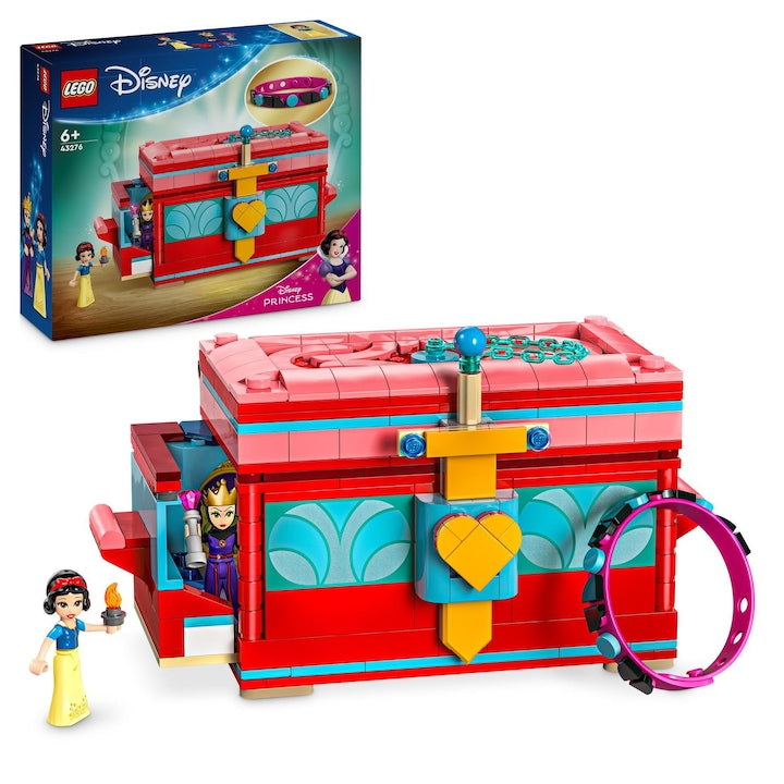 LEGO Disney Princess 43276 - Cutia cu bijuterii a Albei ca Zapada (358 piese)