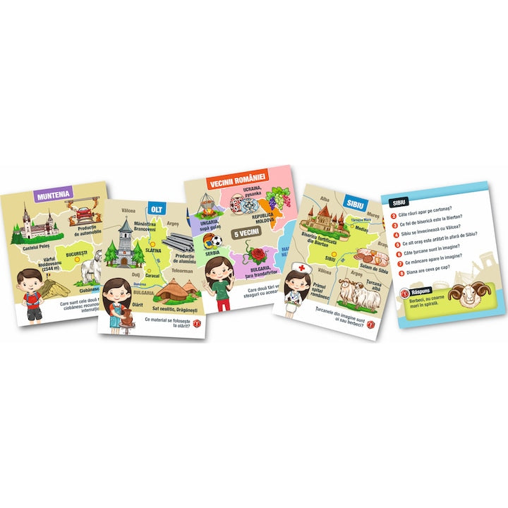 Joc educativ MemoRace - Descopera Romania