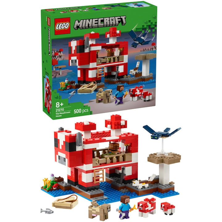 LEGO Minecraft 21270 - Casa Ciuper-vaca (500 piese)
