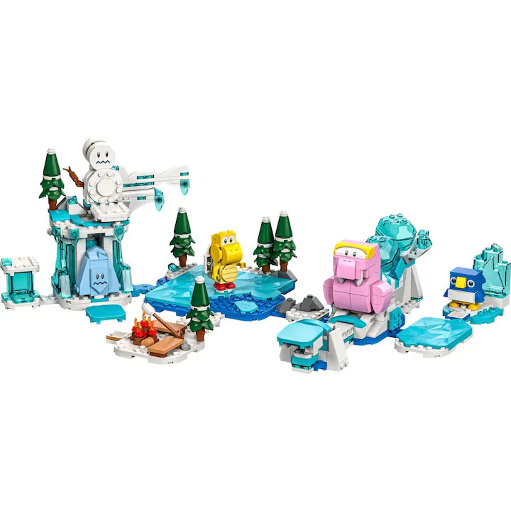 LEGO Super Mario 71417 - Set de extindere Morsel si aventura lui in zapada (567 piese)