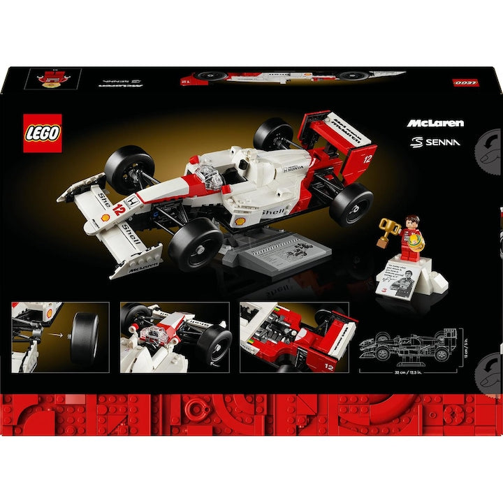 LEGO Icons Creator Expert 10330 - McLaren MP4/4 si Ayrton Senna (693 piese)