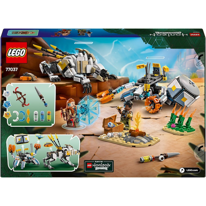 LEGO Horizon Adventures 77037 - Aloy si Varl vs. Shell-Walker si Sawtooth (768 piese)