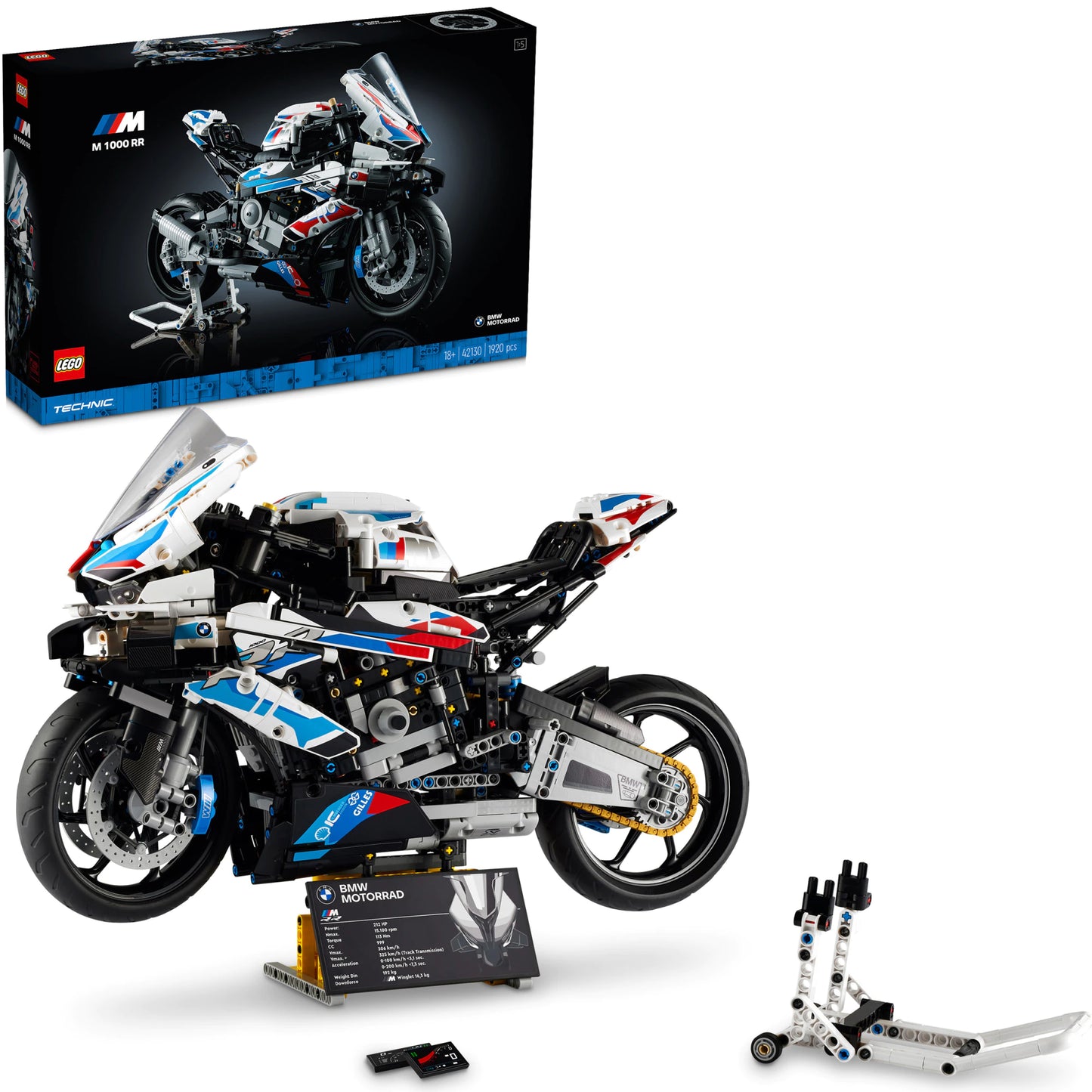 LEGO Technic 42130 - BMW M 1000 RR (1920 piese)