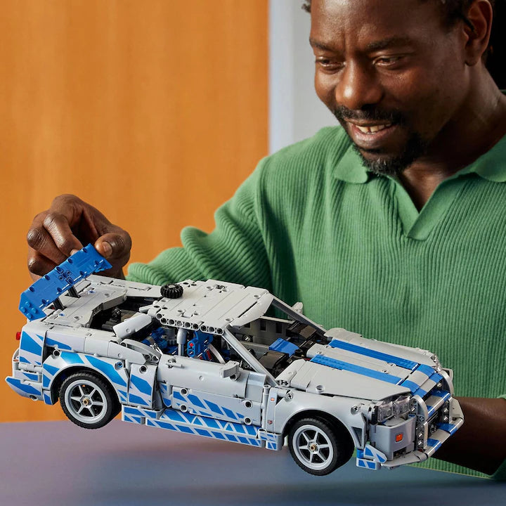 LEGO Technic 42210 - Masina Nissan Skyline GT-R (R34) din Mai furios, mai iute (1410 piese)