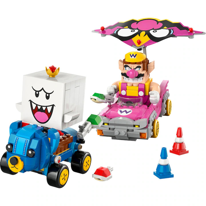 LEGO Super Mario 72038 - Mario Kart – Wario si King Boo (512 piese)