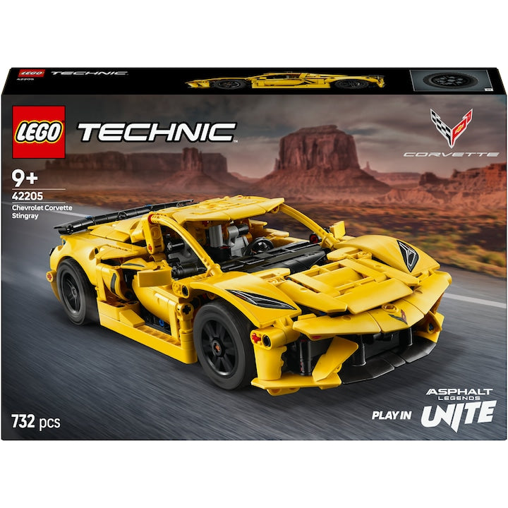 LEGO Technic 42205 - Chevrolet Corvette Stingray (732 piese)