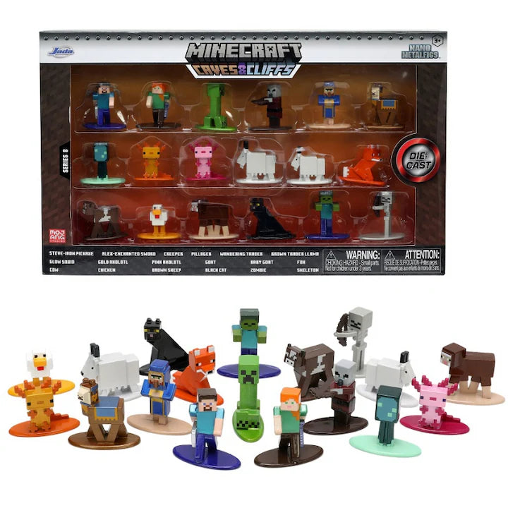 Set 18 Figurine Minecraft Caves&Cliffs - JADA