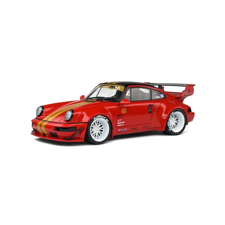 Porsche RWB 911/964 red Sakura 2021 - 1/18 Solido