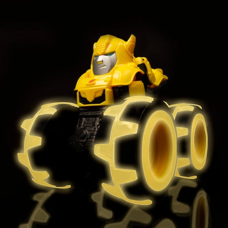 Masinuta John Deere - Bumblebee, roti iluminate