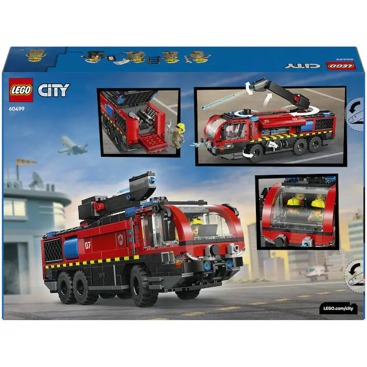 LEGO City 60499 - Autospeciala de pompieri la aeroport (691 piese)