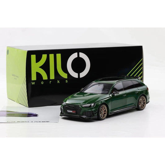 Audi RS4 Darwin Baujahr 2020 verde - 1/18 KiloWorks