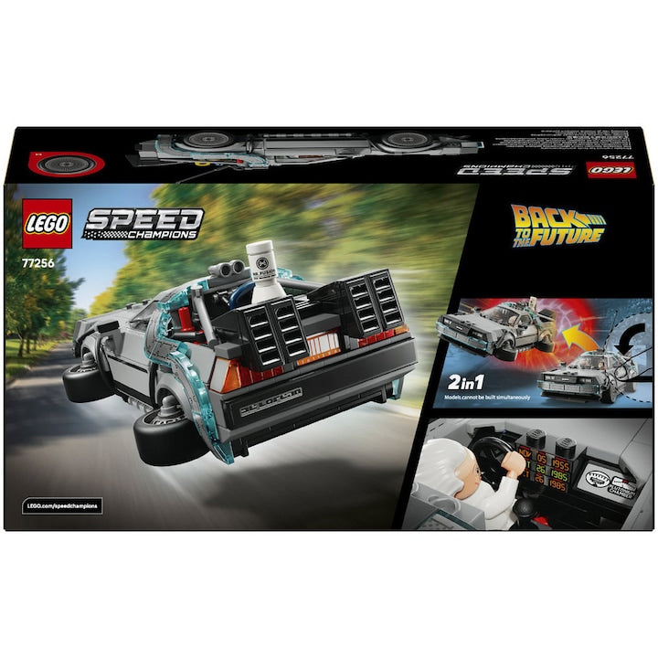 LEGO Speed Champions 77256 - Masina timpului din inapoi in viitor (357 piese)