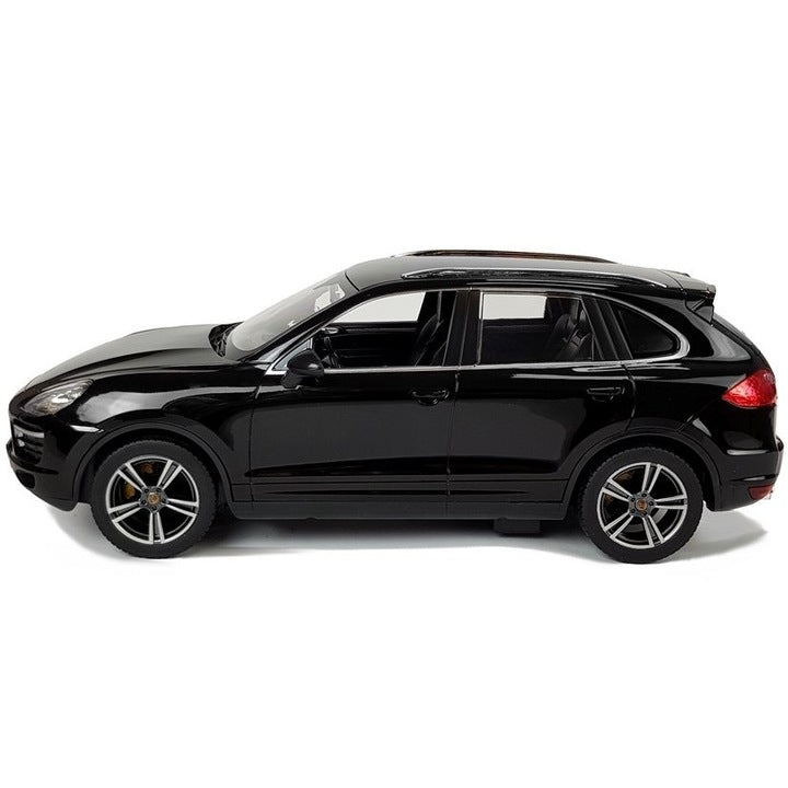 Porsche Cayenne Turbo negru cu telecomanda - 1/14 Rastar
