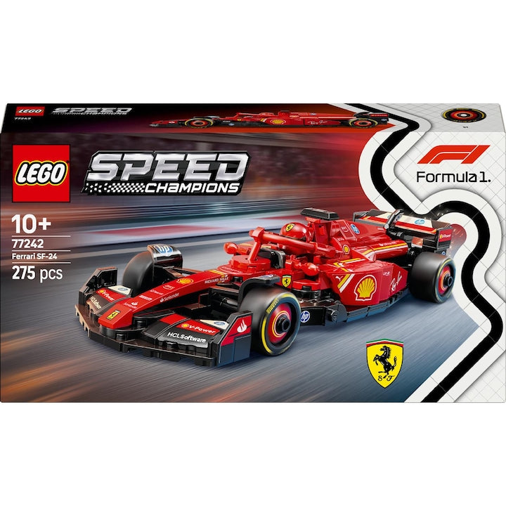 LEGO Speed Champions 77242 - Masina de curse F1 Ferrari SF-24 (275 piese)