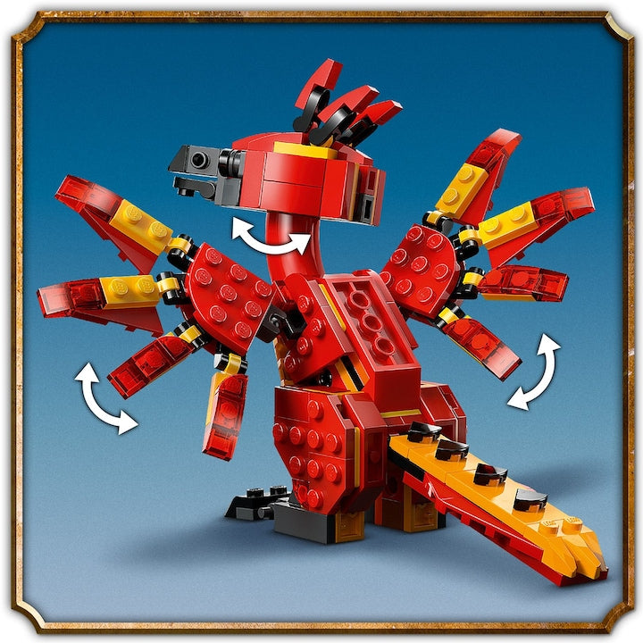 LEGO Harry Potter 76448 - Fawkes: Phoenixul lui Dumbledore (299 piese)