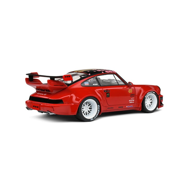 Porsche RWB 911/964 red Sakura 2021 - 1/18 Solido
