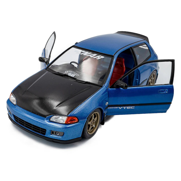 Honda Civic EG6 albastru 1991 - 1/18 Solido