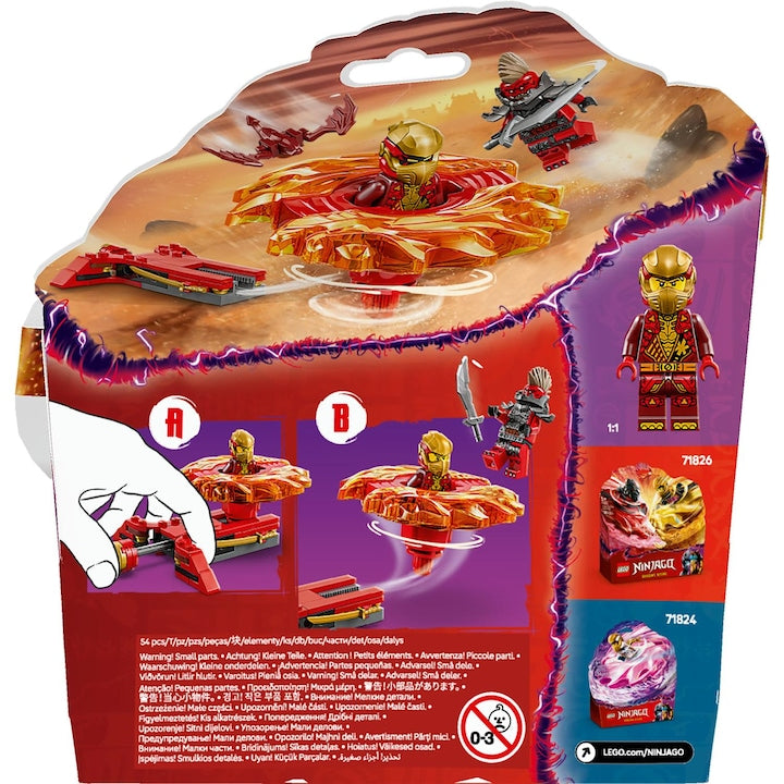 LEGO Ninjago 71823 - Dragonul Spinjitzu rotitor al lui Kai (54 piese)