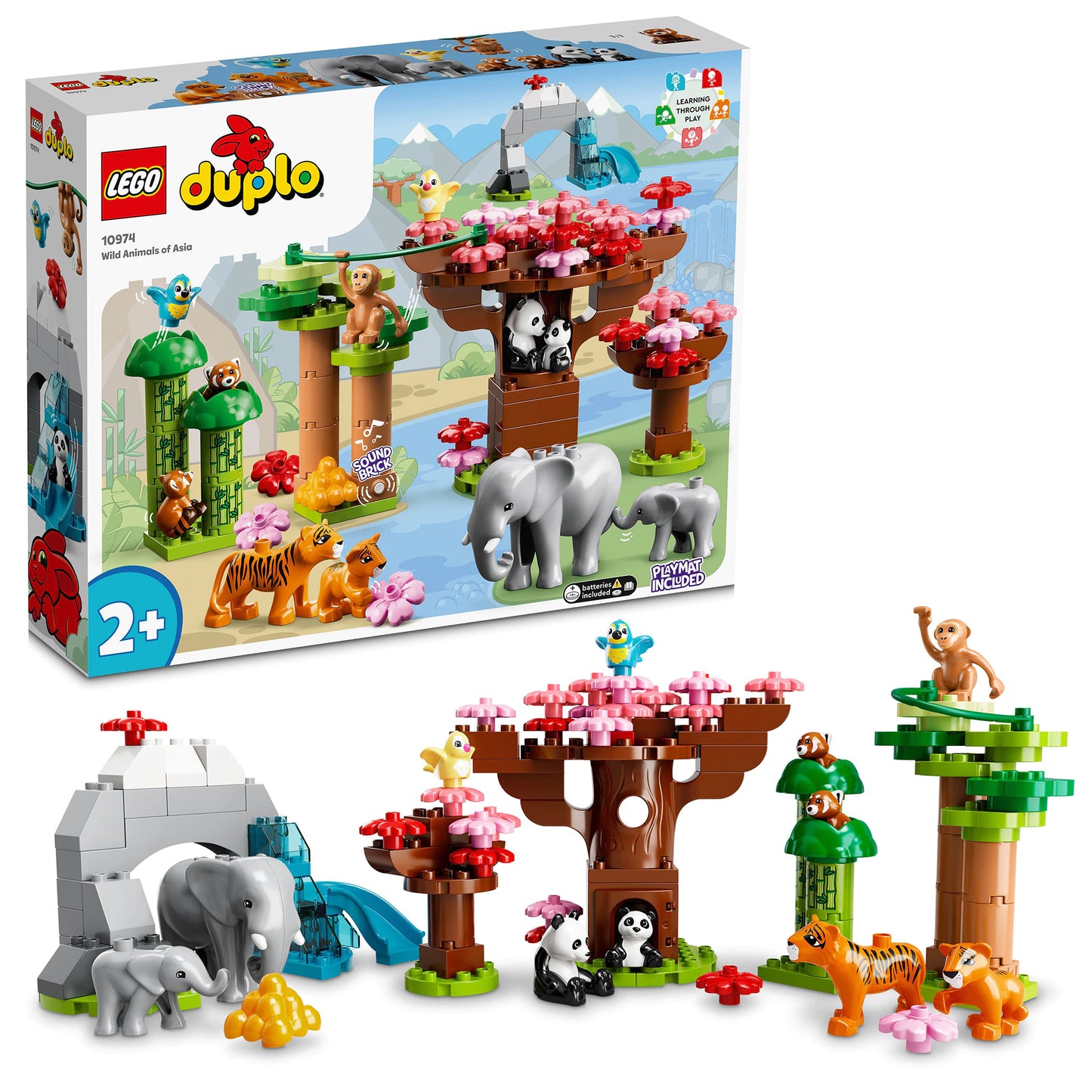 LEGO DUPLO 10974 - Animale salbatice din Asia ( 117 piese )