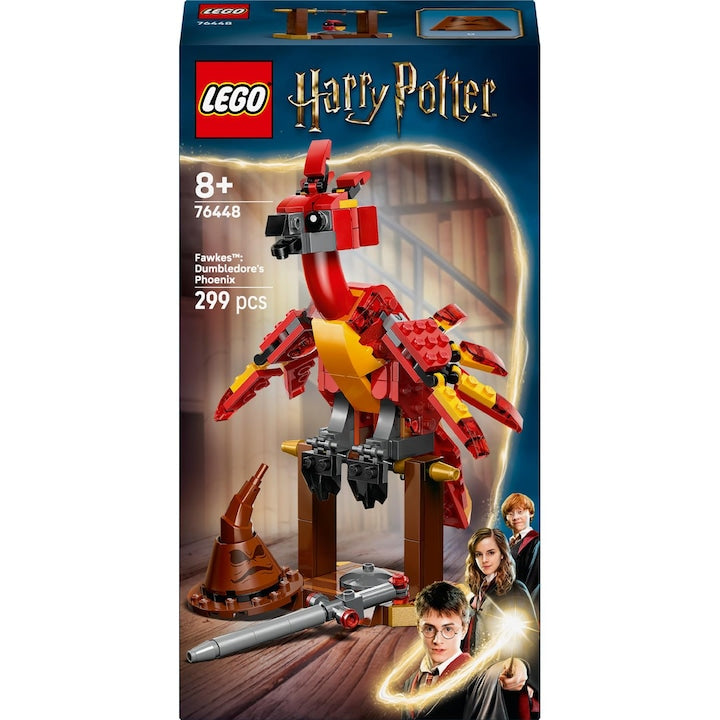 LEGO Harry Potter 76448 - Fawkes: Phoenixul lui Dumbledore (299 piese)
