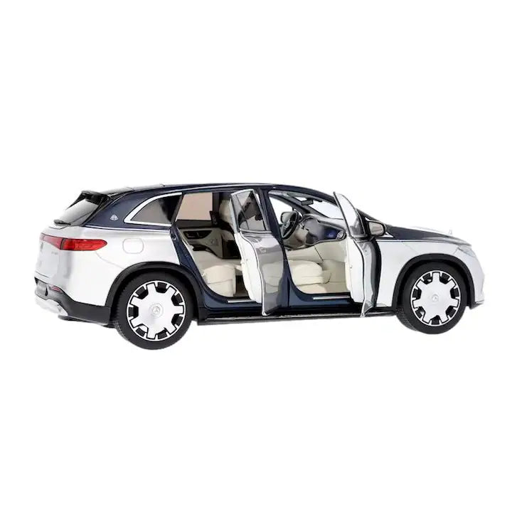 Mercedes-Maybach EQS 680 SUV 2024 nautical blue / hightechsilver - 1/18 NZG