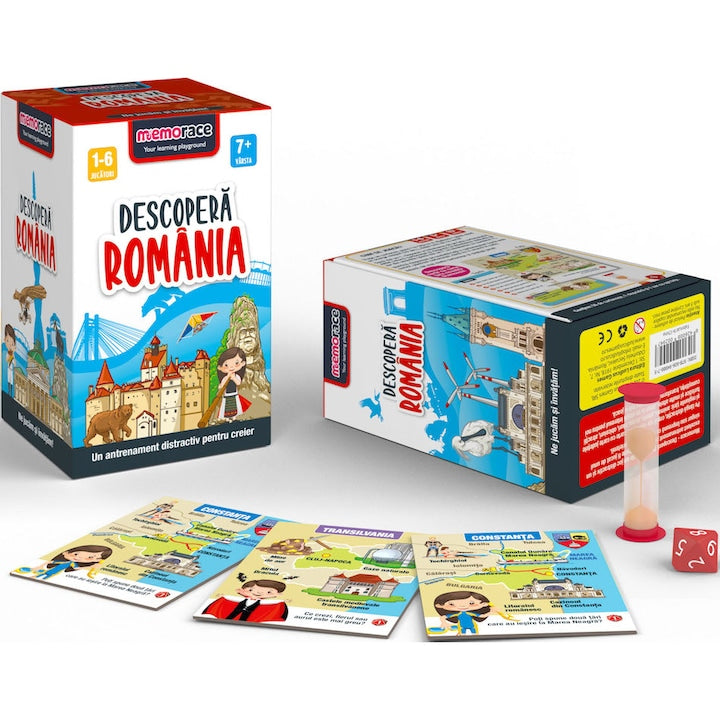 Joc educativ MemoRace - Descopera Romania