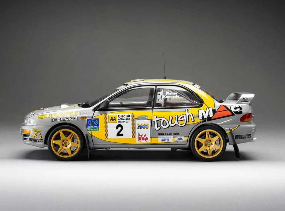 Subaru Impreza 555 #2 B.Fisher / R.Kennedy Winner AA Circuit of Ireland 1999 1/999pcs - 1/18 Sun Star