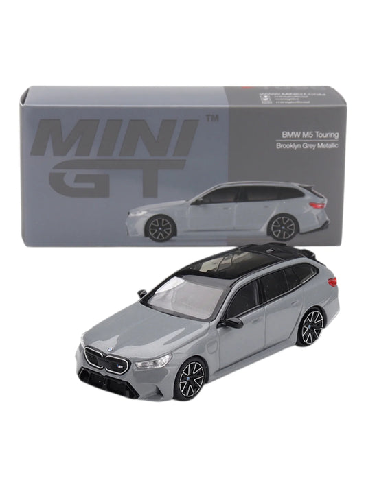 BMW M5 Touring Brooklyn grey metallic - 1/64 Mini GT