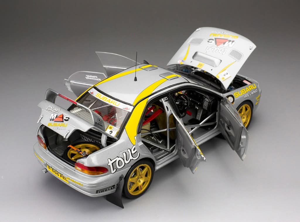 Subaru Impreza 555 #2 B.Fisher / R.Kennedy Winner AA Circuit of Ireland 1999 1/999pcs - 1/18 Sun Star