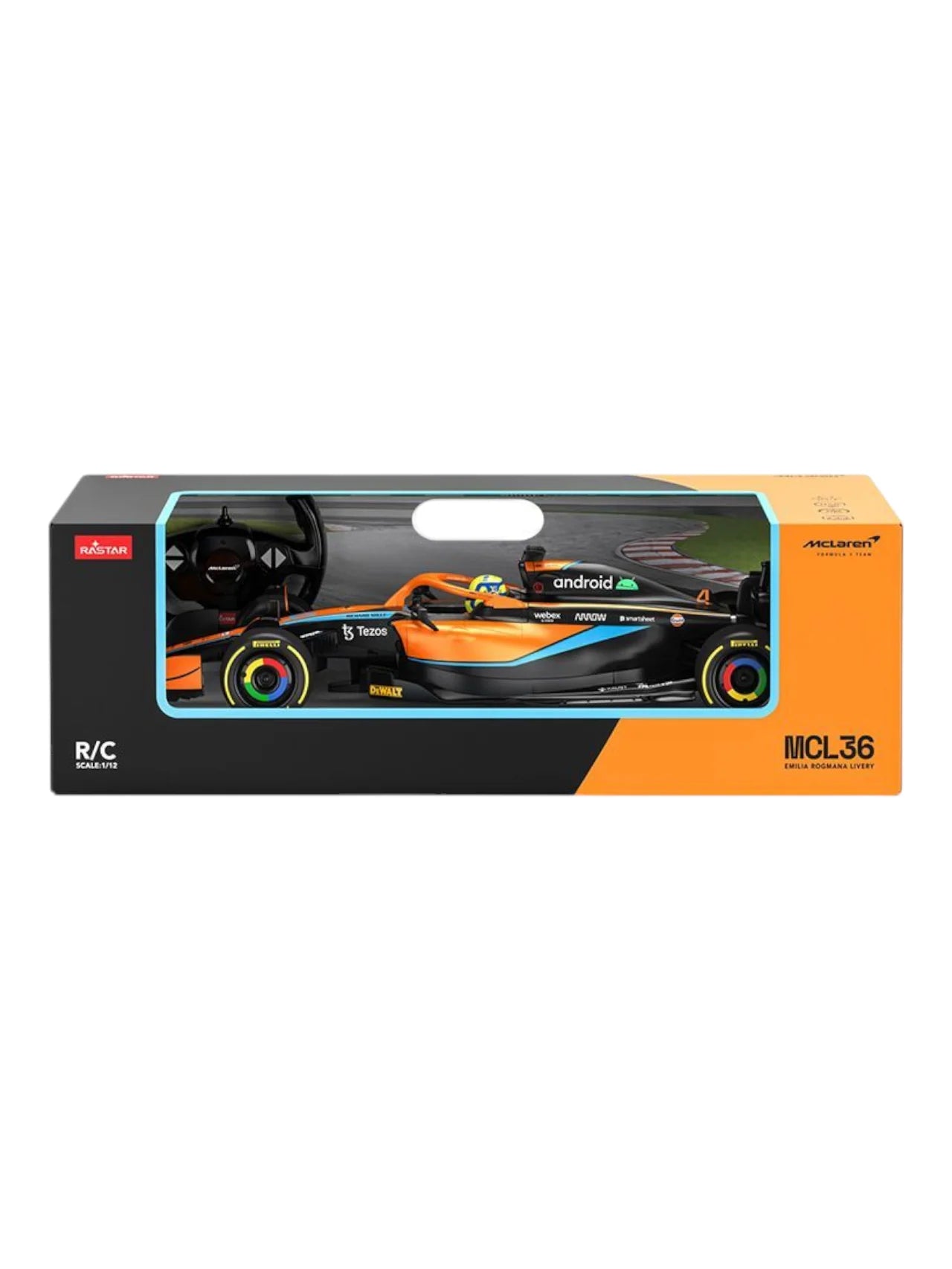 Formula 1 MCL36 2022 Emilia Romagna Grand Prix cu telecomanda - 1/12 Rastar